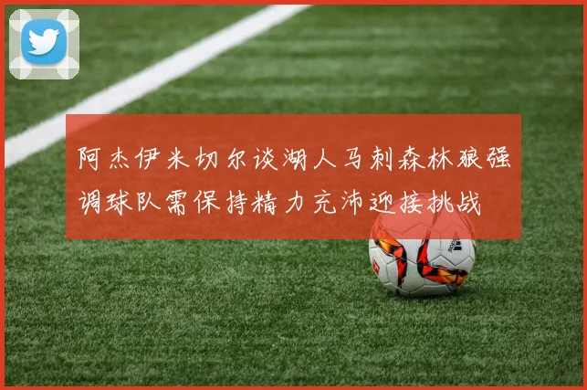 阿杰伊米切尔谈湖人马刺森林狼强调球队需保持精力充沛迎接挑战