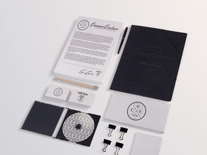 商务VI品牌模板与办公用品样机素材全解析